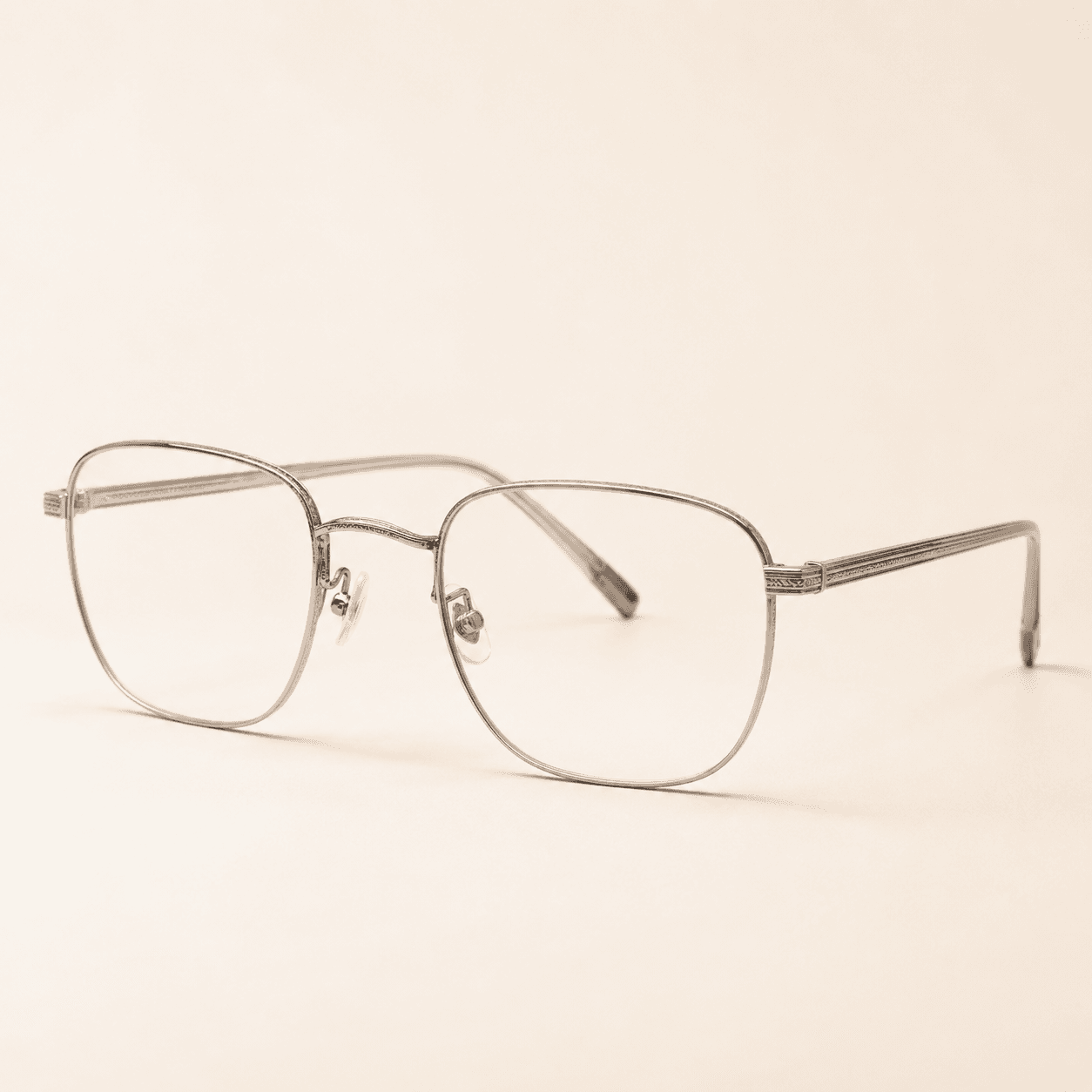 Metal spectacle frames — lightweight, classic and quietly durable.